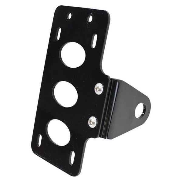 TC Bros Side Mount License Plate Bracket (with no light) 20mm (3/4") Axle Mount