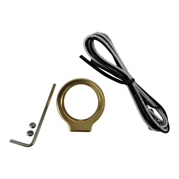 HardDrive Single Handlebar Switch Kit - Gold - 1"