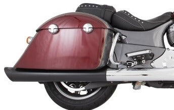 TAB Performance 4" Black B.A.M. Sticks Exhaust Pipes | Hard Bags