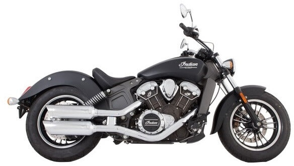 TAB Performance Indian Scout Chrome 4" Short Slip-on | Up to 2024