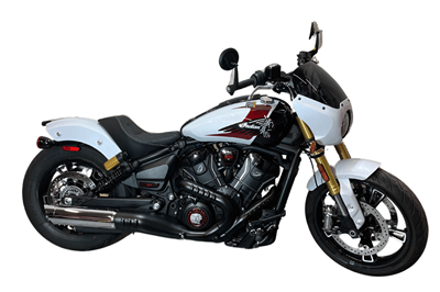 TAB Performance 2025 Indian Scout 2-1 Slip-On Muffler | Chrome