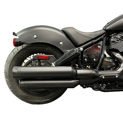 Indian Chief 3.5" Black Tip Compatible Exhaust Pipes | '22 & Up