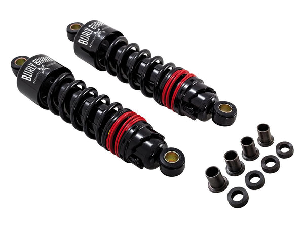 Burly Slammer Plus Shocks Black 11.5" for '88-'03 Sportster