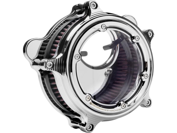 Performance Machine Vision Air Cleaner Chrome for '91-'20 Sportster (except '08-'10 XR1200, '10-'13 XR1200X)