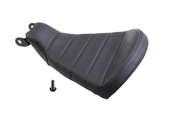 Cult-Werk Old School Frame Mounted Solo Seat for Sportster Black Leather