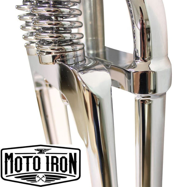 Moto Iron Springer Front End Stock Length - Chrome