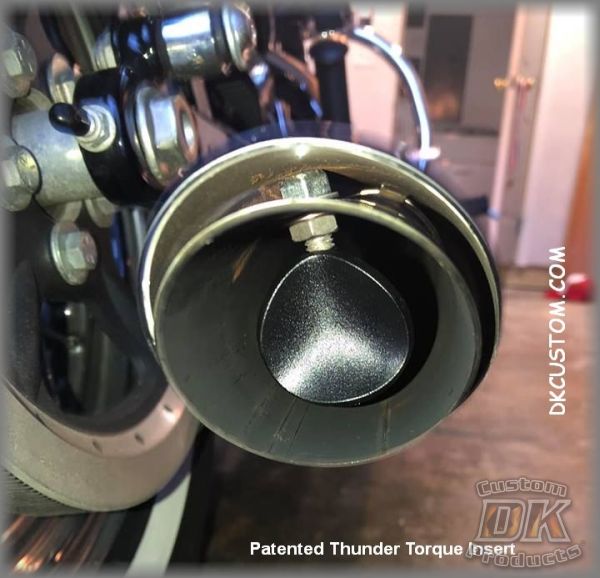 DK Custom Thunder Torque Inserts 258 (for 3" diameter slip ons) For Increased HP & Torque (Twin pack for two slip-ons)