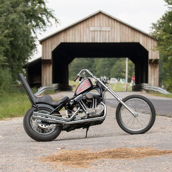 TC Bros 1" Rabbit Ears Handlebars - Black Smooth