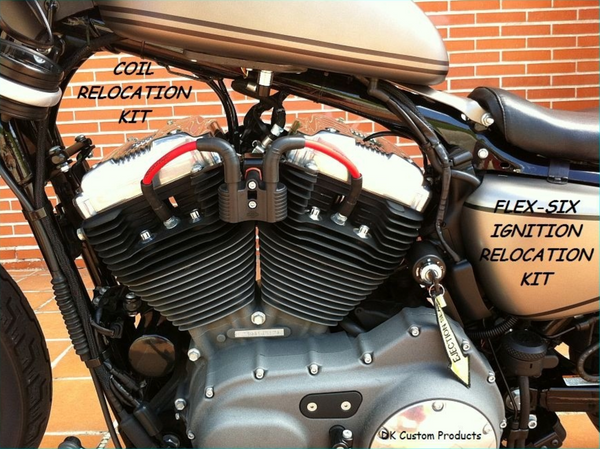 DK Custom Ignition Relocation Sportster Nightster 48 Iron