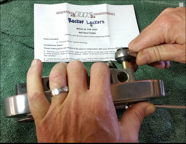 Sportster Rocker Lockers Reduce Top End Ticking Noise - '07 and up