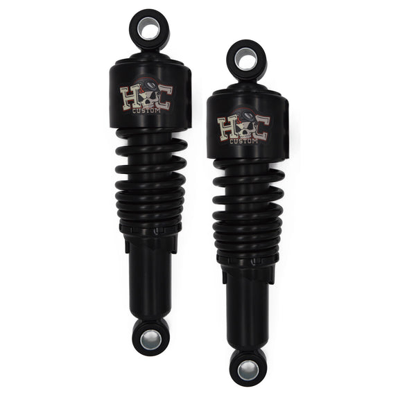 H&C 10.5" Slammed Shocks XL Sportster 1998-2021 BLACK