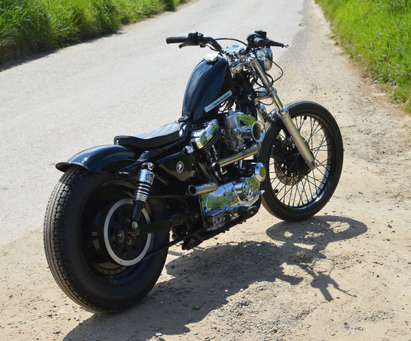 H&C 10.5" Slammed Shocks XL Sportster 1998-2021 BLACK