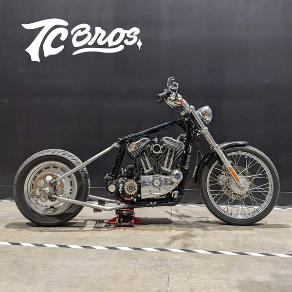 TC Bros Sportster Hardtail Kit For 2004-2013 by TC Bros. (Weld On) fits Stock 130-150 Tyre