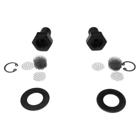 TC Bros Breather Bolts For 1991-2022 Sportster & EVO Big Twin (Black)