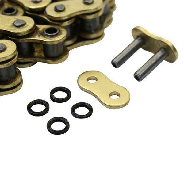 TC Bros 530 Gold Heavy Duty X-Ring Motorcycle Chain 120 Links
