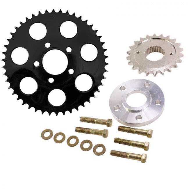 TC Bros Belt to Chain Conversion kit fits 2004-up XL Sportster Models