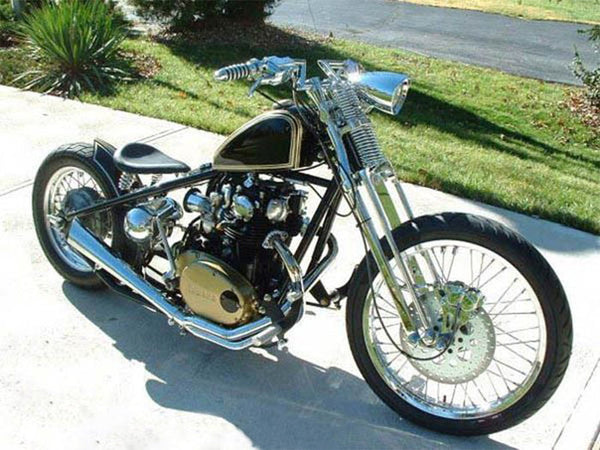 Moto Iron Springer Front End for Yamaha XS650 -2 Under (Chrome)