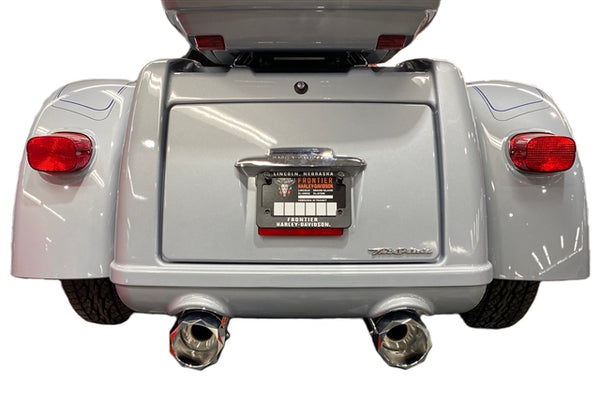 TAB Performance 4.5-inch chrome B.A.M. Stick mufflers - product view 4