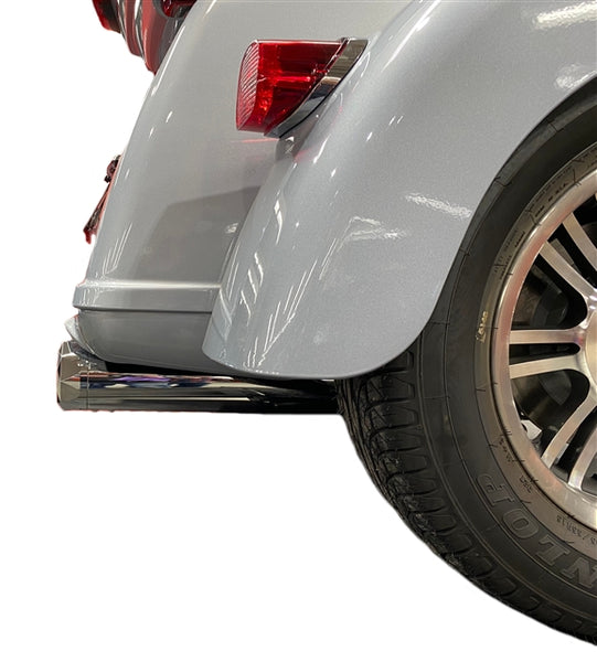TAB Performance 4.5-inch chrome B.A.M. Stick mufflers - product view 5
