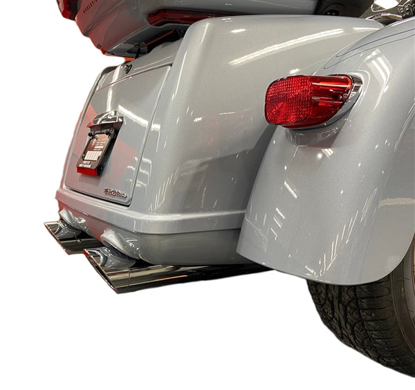 TAB Performance 4.5-inch chrome B.A.M. Stick mufflers - product view 6