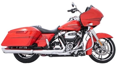 TAB Performance 4" B.A.M. Stick Slip-On Mufflers for Harley Touring 2017 and up | Chrome