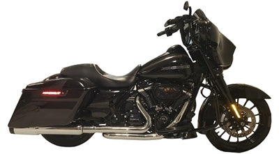 TAB Performance 50 Cal (5") Slip-On Mufflers, Chrome for Harley Touring