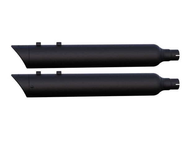 TAB Performance 4-inch black B.A.M. Stick mufflers for European-specification HDI trikes