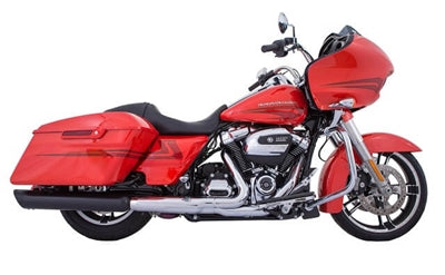 TAB Performance 4" B.A.M. Stick Slip-On Mufflers for Harley Touring 2017 and up | Black