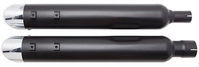TAB Performance 4" B.A.M. Stick Slip-On Mufflers for Harley Touring 2017 and up | Black