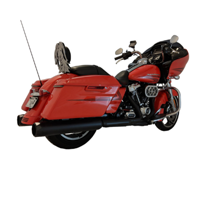 TAB Performance 4.5" B.A.M Stick Slip-On Mufflers for Harley Touring 2017 and up | Black