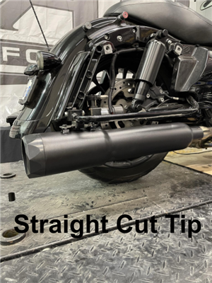 TAB Performance 50 Cal (5") Slip-On Mufflers, Black for Harley Touring