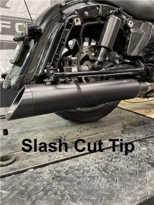 TAB Performance 50 Cal (5") Slip-On Mufflers, Black for Harley Touring