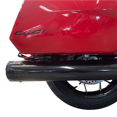 TAB Performance 4.5" B.A.M Stick Slip-On Mufflers for Harley Touring 2017 and up | Midnight Chrome