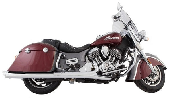 TAB Performance 4" Chrome B.A.M. Sticks Exhaust Pipes | Hard Bag