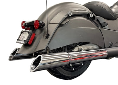 TAB Performance 4.5" Chrome B.A.M. Sticks Exhaust Pipes | Soft Bags