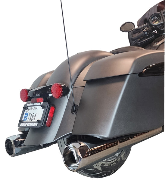 TAB Performance 4.5" Chrome B.A.M. Sticks Exhaust Pipes | Hard Bag