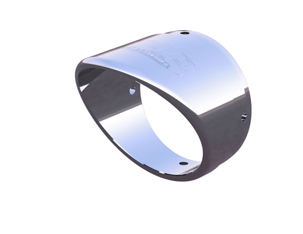 TAB Performance 3.5 Inch Exhaust Tips | Sold Individually - 3.5" Black Billet Aluminium Twist End Cap