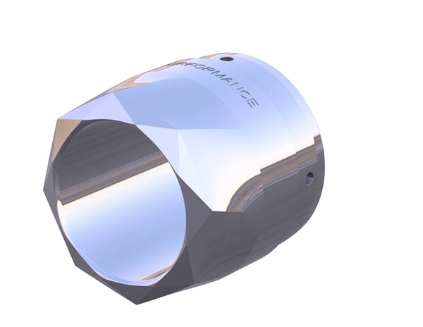 TAB Performance 3.5 Inch Exhaust Tips | Sold Individually - 3.5" Chrome Billet Aluminium Twist End Cap