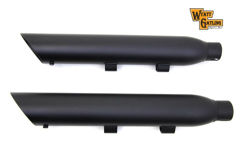Wyatt Gatling Black Slash Muffler Set XL 2014 and up