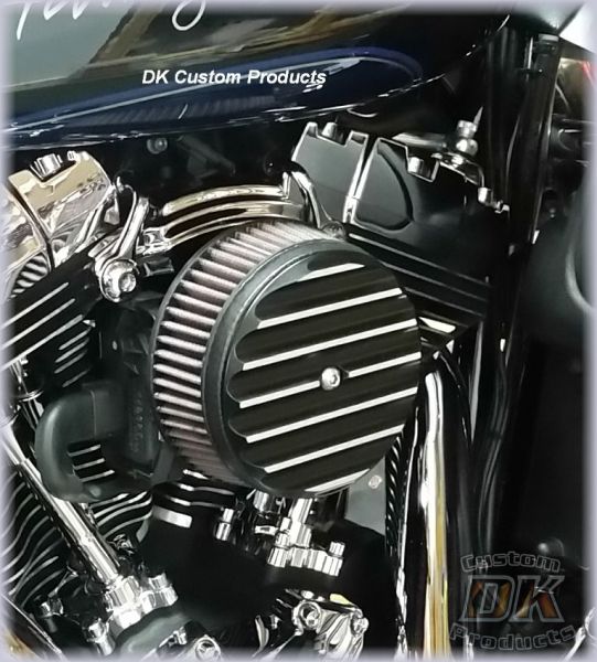 DK Custom Contrast Cut Finned Cover for Outlaw HiFlow 606 Air Cleaner