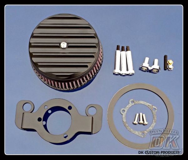 DK Custom Complete HiFlow 606 Stage I Air Cleaner System Harley Sportster