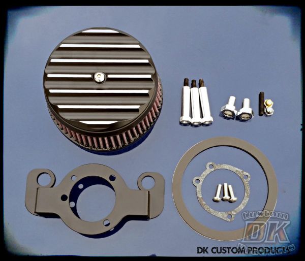 DK Custom Complete HiFlow 606 Stage I Air Cleaner System Harley Sportster