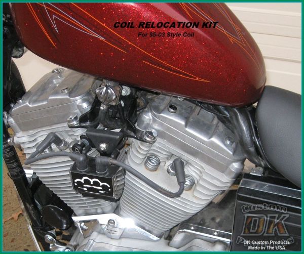 DK Custom 1995-2003 Sportster Coil Relocation Kit