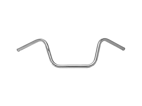 10 Ape Hanger Handlebar for Internal Wiring Non-Dimpled 3-Hole Chrome 1" Throttle Cables