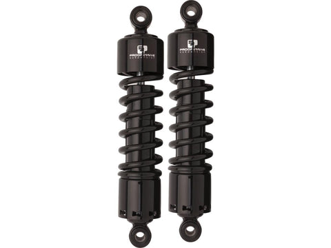 Progressive 412 Series 11" Shocks Standard Duty Black for '79-'03 Sportster, '77-'78 XLCR, '85-'94 FX, '82-'84 FXR, FXRS and '83-'84 FXRT