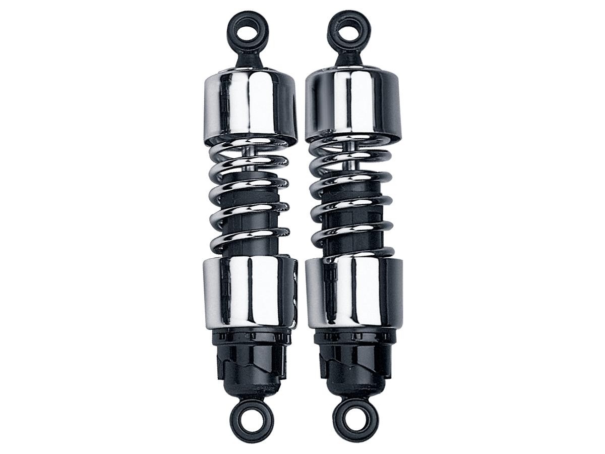 Progressive 412 Series 12.5" Shocks Standard Duty Chrome for Sportster '79-'03, '77-'78 XLCR, '85-'94 FX, '82-'84 FXR, FXRS and '83-'84 FXRT