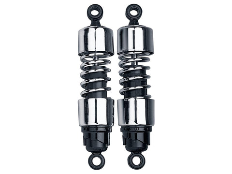 Progressive 412 Series 14.5" Shocks Standard Duty Chrome for Sportster '79-'03, '85-'94 FX, '82-'84 FXR, FXRS and '83-'84 FXRT