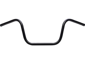 10 Ape Hanger Handlebar for Internal Wiring Non-Dimpled 3-Hole Black Powder Coated 1" Throttle Cables