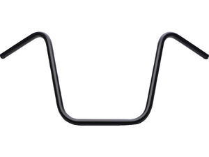 16 Ape Hanger Handlebar for Internal Wiring Non-Dimpled 3-Hole Black Powder Coated 1" Throttle Cables