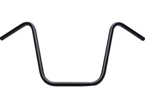 16 Ape Hanger Handlebar for Internal Wiring Non-Dimpled 3-Hole Black Powder Coated 1" Throttle Cables